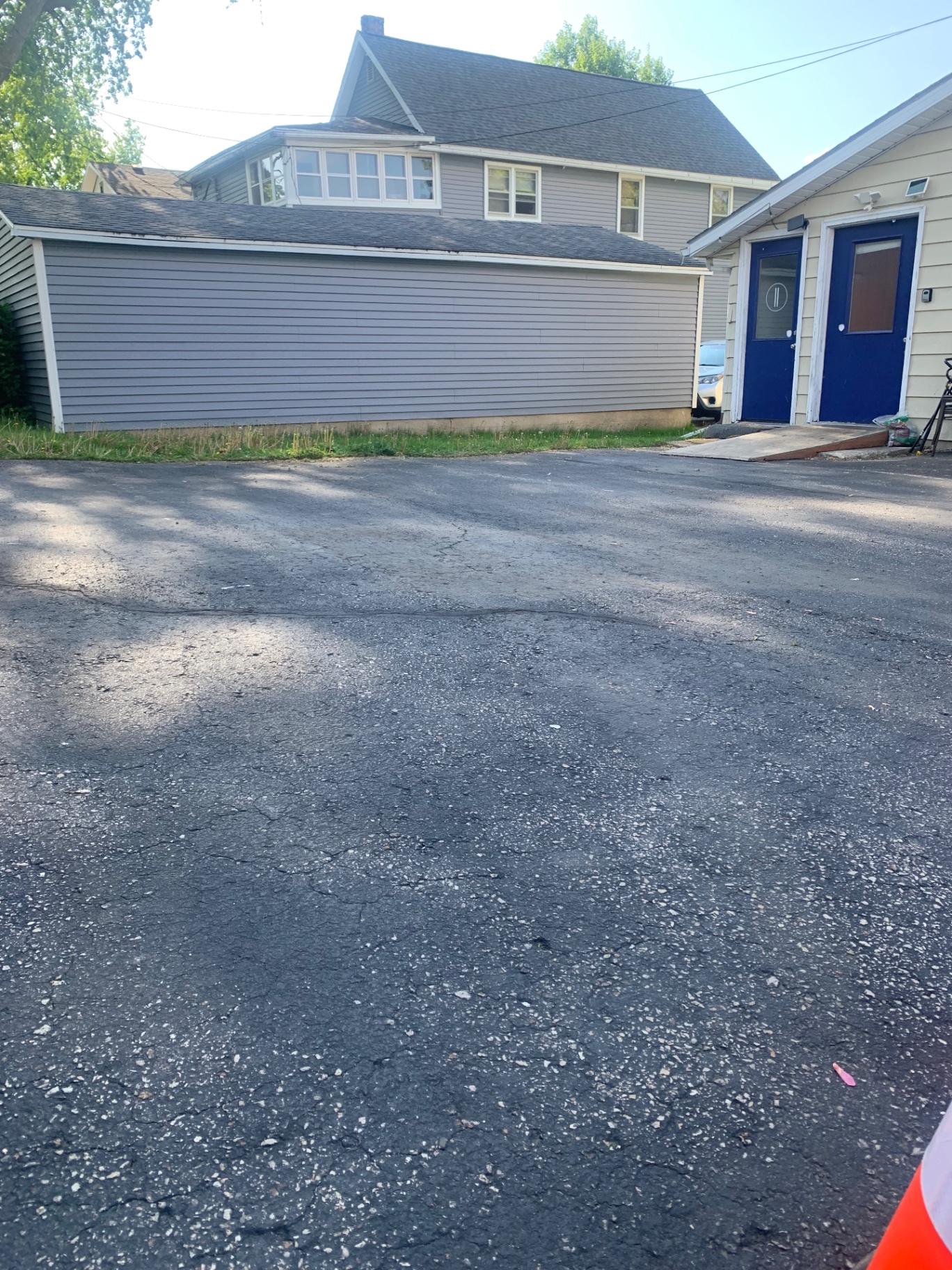 Commercial turf — concrete to green after